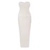 Vestiaire D'un Oiseau Libre Women's White Wool Midi Dress In White