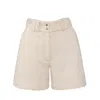 Vestiaire D'un Oiseau Libre Women's White Wool Pants In White