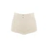 Vestiaire D'un Oiseau Libre Wool Short Shorts In White