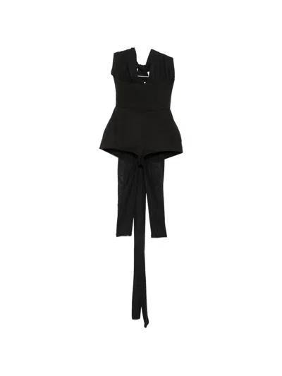 Vestiaire D'un Oiseau Libre Zip-fastening Jumpsuit In Black