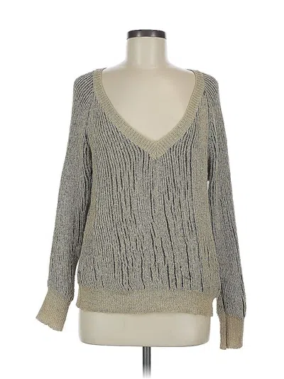 Pre-owned Vestidos Pullover Sweater In Gray