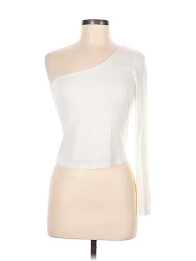 Pre-owned Vestique 3/4 Sleeve T-shirt In Ivory
