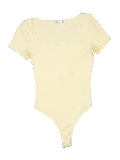 Pre-owned Vestique Bodysuit In Yellow