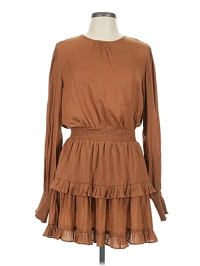 Pre-owned Vestique Casual Dress In Brown