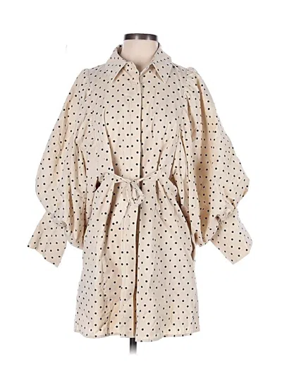 Pre-owned Vestique Casual Dress In Ivory
