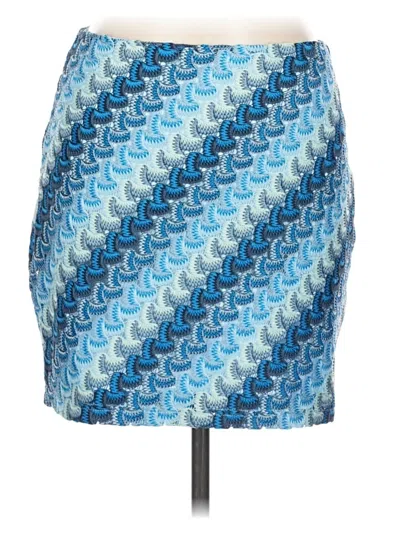 Pre-owned Vestique Casual Skirt In Blue