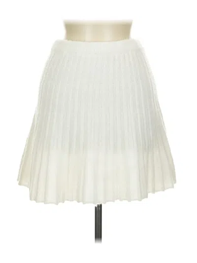 Pre-owned Vestique Casual Skirt In White
