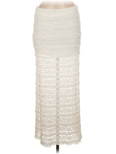 Pre-owned Vestique Formal Skirt In Silver