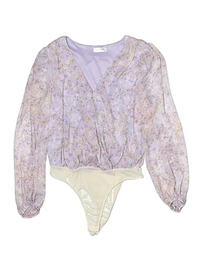 Pre-owned Vestique Long Sleeve Blouse In Purple