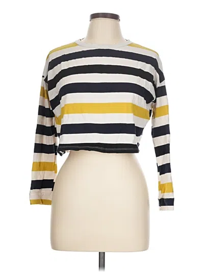 Pre-owned Vestique Long Sleeve Turtleneck In Yellow