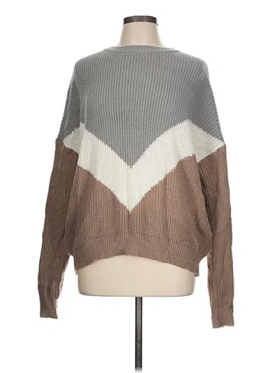 Pre-owned Vestique Pullover Sweater In Brown