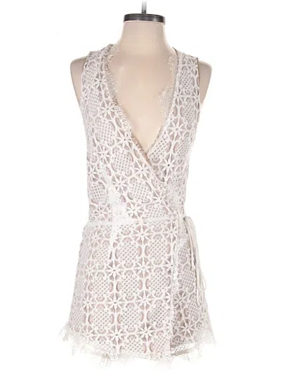Pre-owned Vestique Romper In White