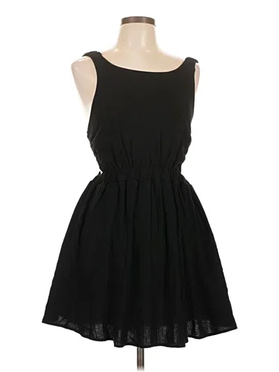 Pre-owned Vestique Sleeveless Top Black Strapless Neckline Tops