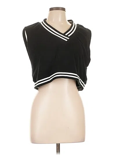 Pre-owned Vestique Sleeveless T-shirt In Black