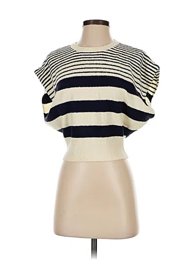 Pre-owned Vestique Sweater Vest In White