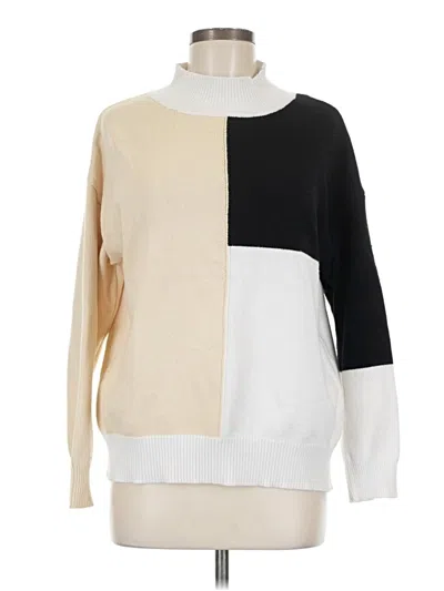 Pre-owned Vestique Turtleneck Sweater In Ivory