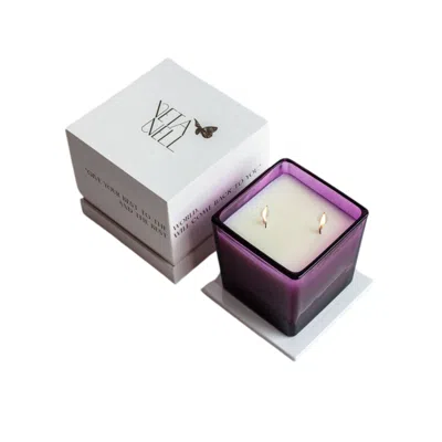 Veta Nell Pink / Purple Indigo No. 1 Candle - Gift Packaging + Coco Wax + Essential Oils - 16oz