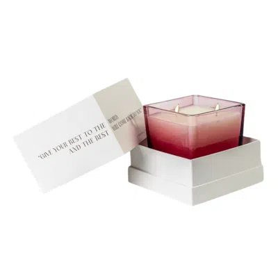 Veta Nell Red Velvet No. 6 Candle - Gift Packaging + Coco Wax + Essential Oils - 8oz