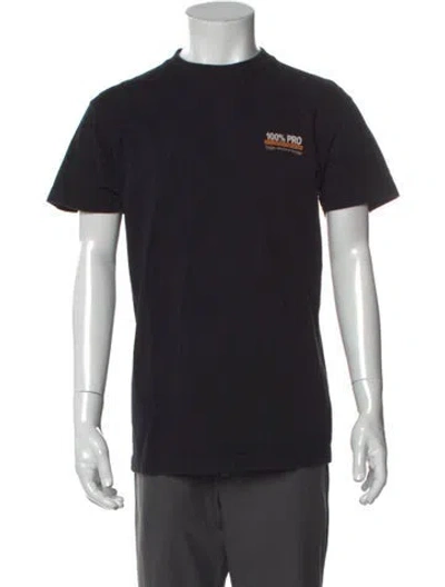 Pre-owned Vetements 100% Pure Graphic Print T-shirt In Black