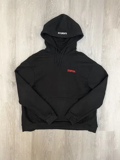 Pre-owned Vetements (1/50) Ss16 Zemfira Hoodie Sv Moscow Exclusive