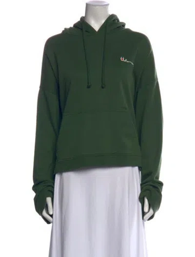Pre-owned Vetements 2016 Graphic Print Hoodie In Green