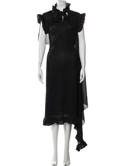 Pre-owned Vetements 2016 Long Dress In Black/metallic