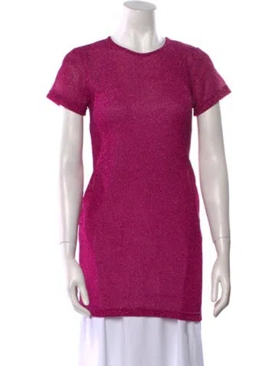 Pre-owned Vetements 2016 Metallic T-shirt In Pink