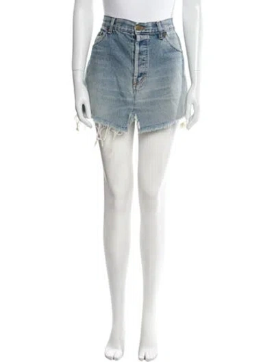 Pre-owned Vetements 2016 Mini Skirt In Blue