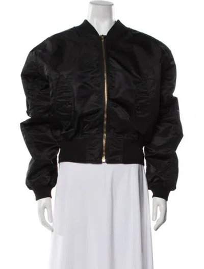 Pre-owned Vetements 2016 Nylon Bomber Jacket In Black