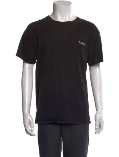Pre-owned Vetements 2017 Crew Neck T-shirt In Black