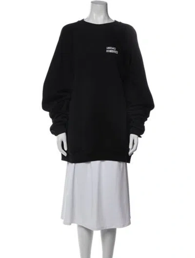 Pre-owned Vetements 2017 Graphic Print Sweatshirt In Black