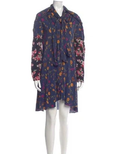 Pre-owned Vetements 2017 Knee-length Dress In Blue