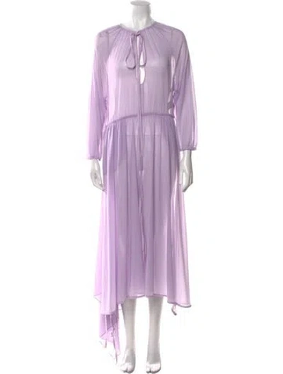 Pre-owned Vetements 2017 Long Dress In Purple