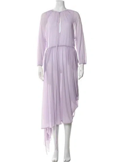 Pre-owned Vetements 2017 Long Dress In Purple