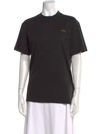 Pre-owned Vetements 2017 Staff T-shirt In Black