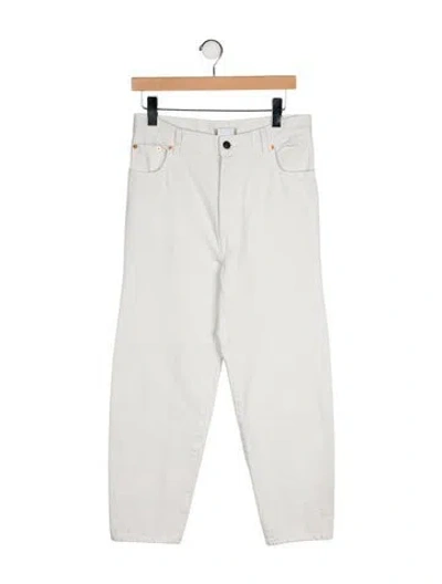 Pre-owned Vetements 2017 Straight Leg Jeans In White
