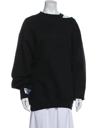 Pre-owned Vetements 2018 Barcode Sweatshirt In Black