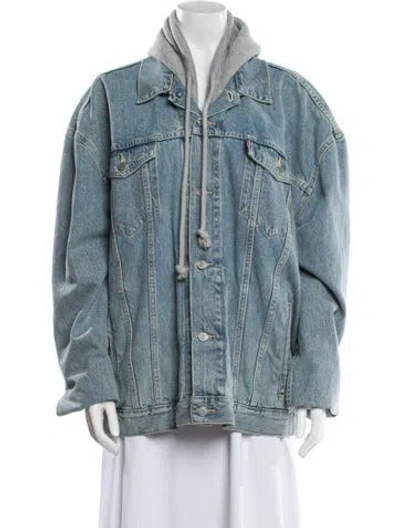 Pre-owned Vetements 2018 Denim Jacket In Blue