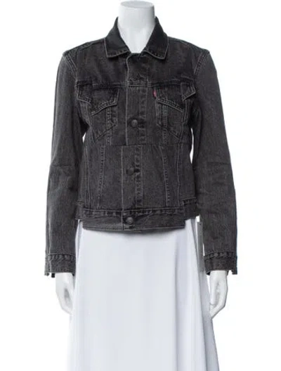 Pre-owned Vetements 2018 Denim Jacket In Gray