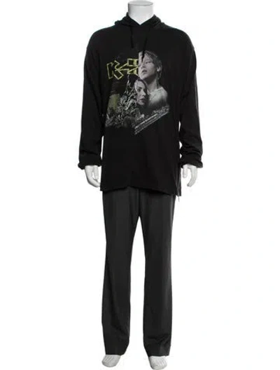Pre-owned Vetements 2018 Graphic Print Hoodie In Black