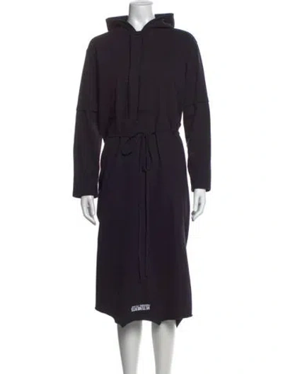 Pre-owned Vetements 2018 Long Dress In Black