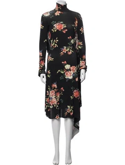 Pre-owned Vetements 2018 Midi Length Dress In Black