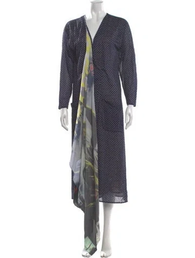 Pre-owned Vetements 2018 Midi Length Dress In Blue