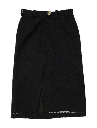 Pre-owned Vetements 2018 Mini Skirt In Black