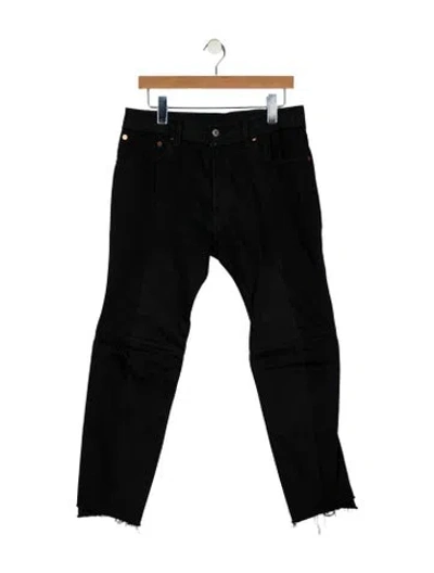 Pre-owned Vetements 2018 Skinny Jeans In Black