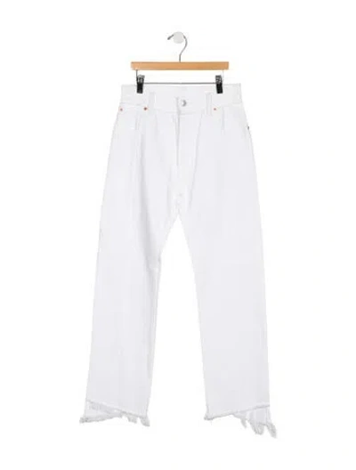 Pre-owned Vetements 2018 Straight Leg Jeans In Neutrals