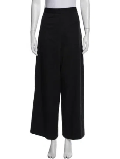 Pre-owned Vetements 2018 Wide Leg Pants In Black