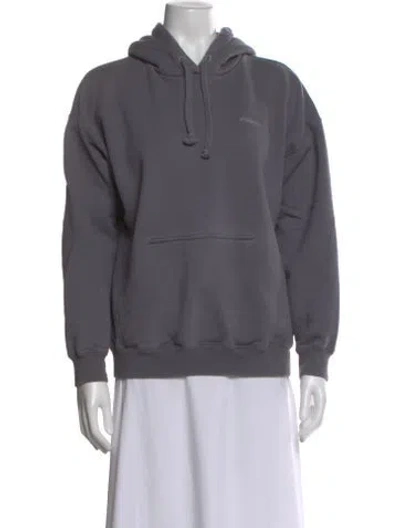Pre-owned Vetements 2019 Crew Neck Hoodie In Blue