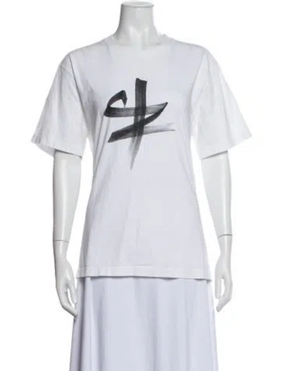 Pre-owned Vetements 2019 Graphic Print T-shirt In White