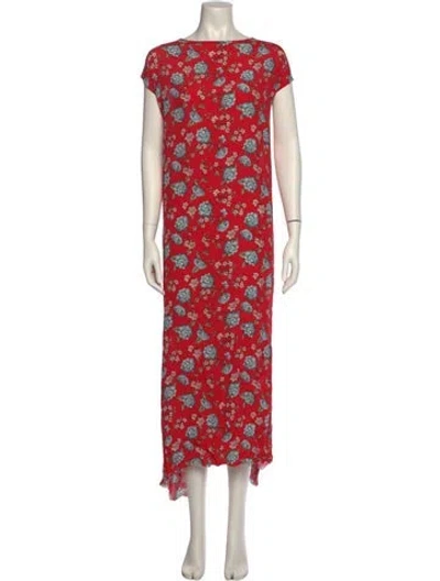 Pre-owned Vetements 2019 Long Dress In Red